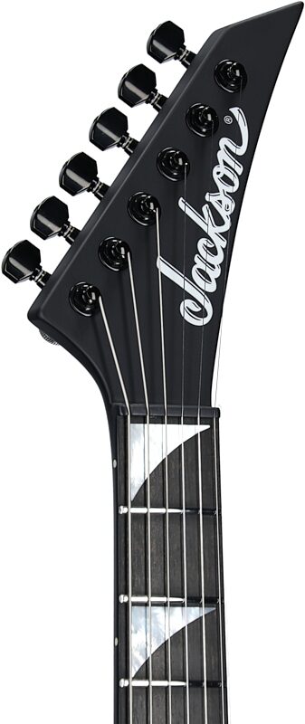 Jackson American Soloist SL2MG HT Electric Guitar (with Case), Satin Black, Headstock Left Front