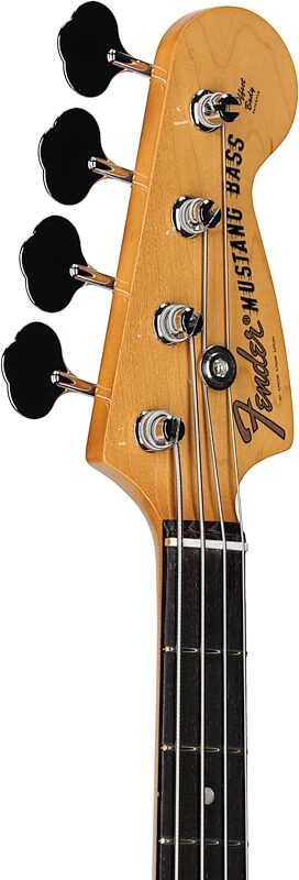 Fender Vintera II '70s Mustang Electric Bass (with Gig Bag), Competition Orange, Headstock Left Front