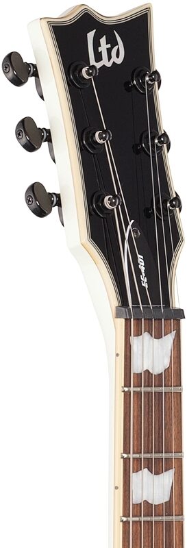 ESP LTD EC-401 Electric Guitar, Olympic White, Headstock Left Front