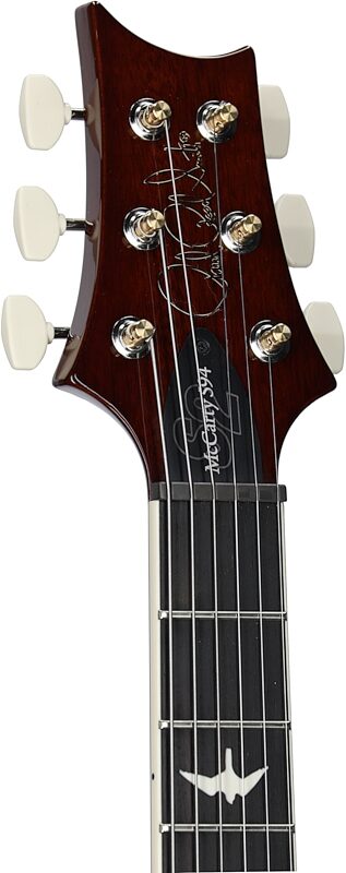 PRS Paul Reed Smith S2 McCarty 594 Electric Guitar (with Gig Bag), Honey Gold Burst, Headstock Left Front