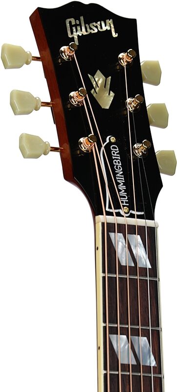 Gibson Custom Shop 1960 Hummingbird Fixed Bridge VOS Acoustic Guitar (with Case), Heritage Cherry Sunburst, Headstock Left Front