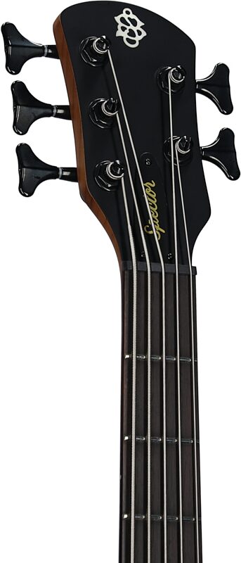Spector NS Pulse II Electric Bass, 5-String, Black Cherry Matte, Headstock Left Front