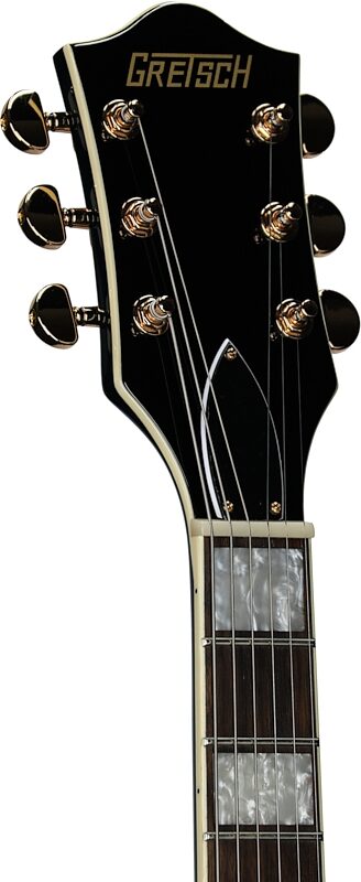 Gretsch Limited Edition G2622TG Streamliner Center Block Double-Cut Electric Guitar (with Bigsby), Midnight Sapphire, Headstock Left Front