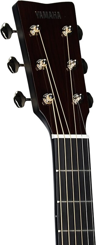 Yamaha TAG 3 C TransAcoustic Dreadnought Acoustic-Electric Guitar (with Bag), Sand Burst, Headstock Left Front
