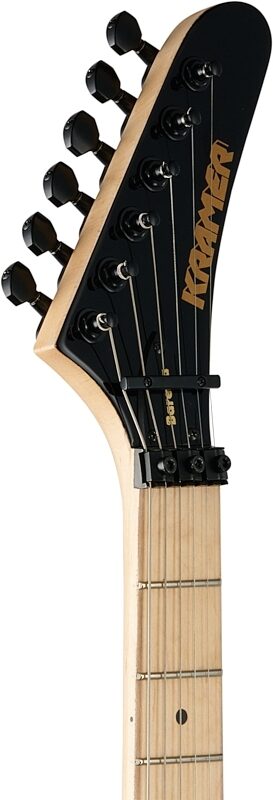 Kramer Baretta Custom Graphics Electric Guitar (with EVH D-Tuna and Gig Bag), Viper, Custom Graphics, Blemished, Headstock Left Front
