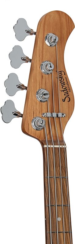 Sadowsky MetroExpress MV4 Electric Bass, Morado Fingerboard (with Gig Bag), Sunburst, Headstock Left Front