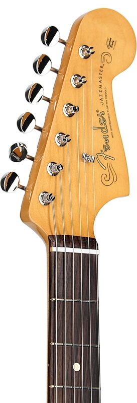 Fender Vintera II '50s Jazzmaster Electric Guitar, Rosewood Fingerboard (with Gig Bag), Sonic Blue, Headstock Left Front