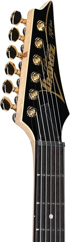 Ibanez PGM50 Paul Gilbert Premium Electric Guitar (with Gig Bag), Black, Headstock Left Front