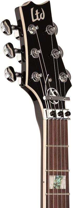 ESP LTD Alex Skolnick AS-1FR FM Electric Guitar, Black Aqua Sunburst, Headstock Left Front