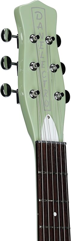 Danelectro '59 MOD NOS Electric Guitar, Keen Green, Headstock Left Front