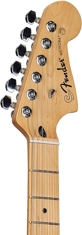 Fender Player Plus Meteora Electric Guitar (with Gig Bag), 3-Color Sunburst, Maple Fretboard, Headstock Left Front