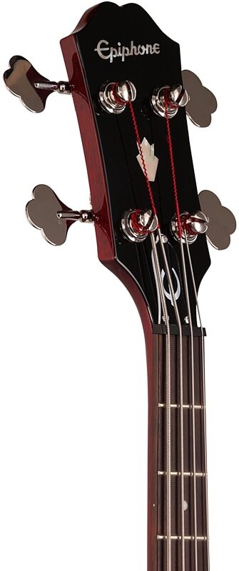 Epiphone SG Electric Bass, Cherry, Headstock Left Front