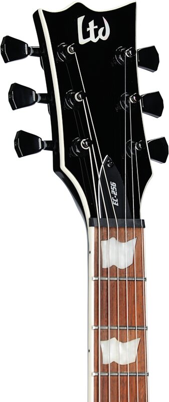 ESP LTD EC-256QM Electric Guitar, See-Thru Blk Cherry, Headstock Left Front