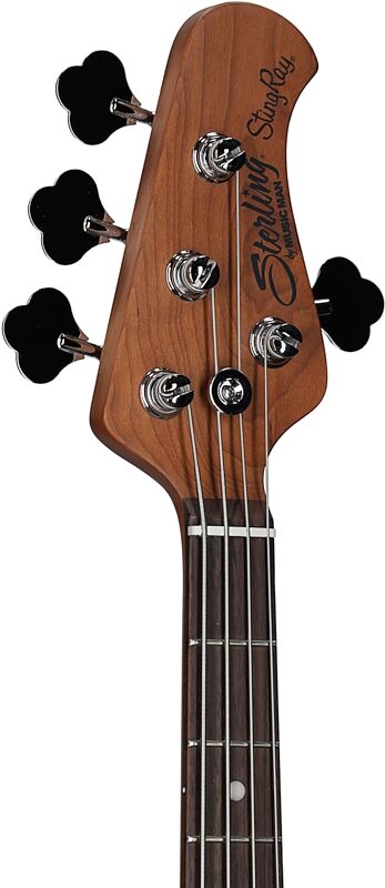 Sterling by Music Man RaySS4 StingRay Short Scale Electric Bass, Toluca, Scratch and Dent, Headstock Left Front