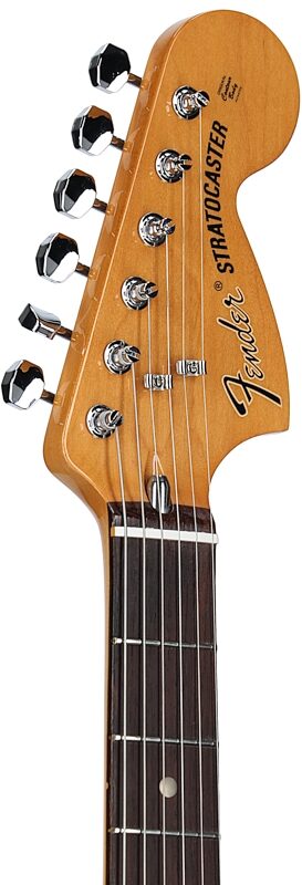 Fender Vintera II '70s Stratocaster Electric Guitar, Rosewood Fingerboard (with Gig Bag), Surf Green, Headstock Left Front