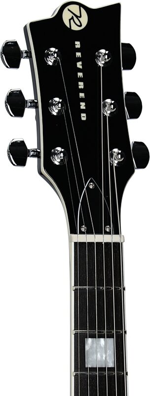 Reverend Sensei RA Electric Guitar, Left-Handed, Periwinkle Burst, Headstock Left Front