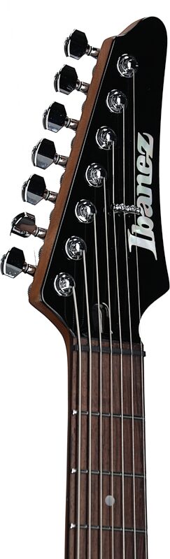 Ibanez Premium AZ427P1PB 7-String Electric Guitar (with Gig Bag), Charcoal Black Burst, Blemished, Headstock Left Front