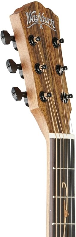 Washburn Bella Tono Vite S9V Acoustic-Electric Guitar, Charcoal Burst, Headstock Left Front