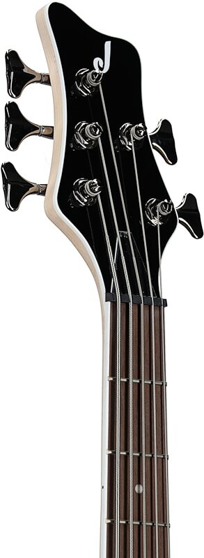 Jackson JS3V Spectra Electric Bass, 5-String, Indigo Blue, Headstock Left Front