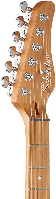 Schecter Traditional Van Nuys Electric Guitar, Natural Gloss, Blemished, Headstock Left Front