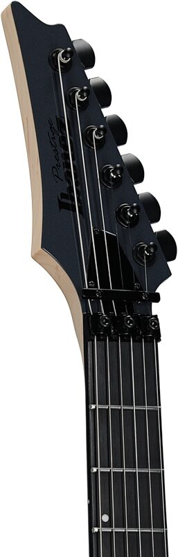 Ibanez RGR5130 Prestige Electric Guitar (with Case), Gray Metallic, Headstock Left Front