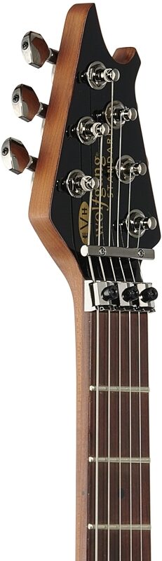 EVH Eddie Van Halen Wolfgang WG Standard Quilt Maple Electric Guitar, Black Fade, Baked Maple, Headstock Left Front