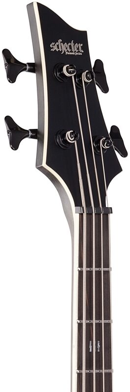 Schecter SLS Elite-4 Electric Bass, Evil Twin, Headstock Left Front