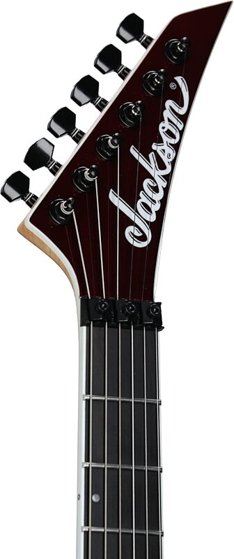 Jackson Pro Plus Series DKA Electric Guitar (with Gig Bag), Oxblood, Headstock Left Front