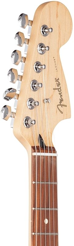 Fender Player Jaguar Pau Ferro Electric Guitar, 3-Color Sunburst, Headstock Left Front