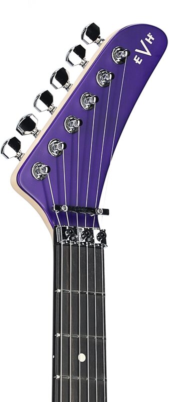 EVH Eddie Van Halen 5150 Series Deluxe Electric Guitar, Purple Daze, Headstock Left Front