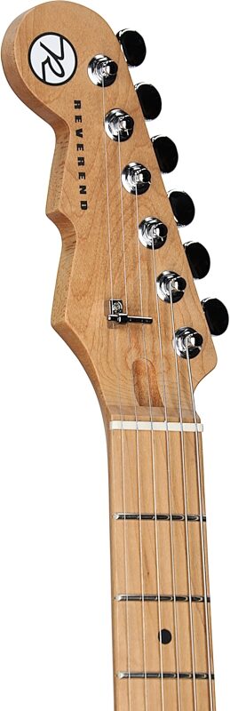 Reverend Double Agent W Electric Guitar, Left-Handed, Outfield Ivy, Headstock Left Front