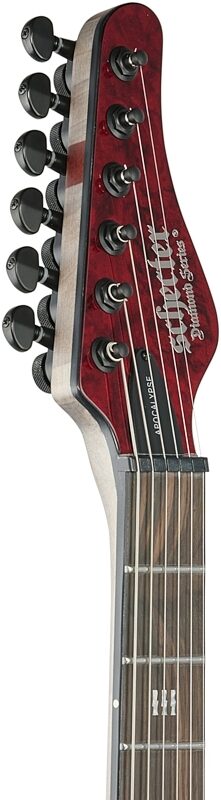 Schecter PT Apocalypse Electric Guitar, Red Reign, Headstock Left Front