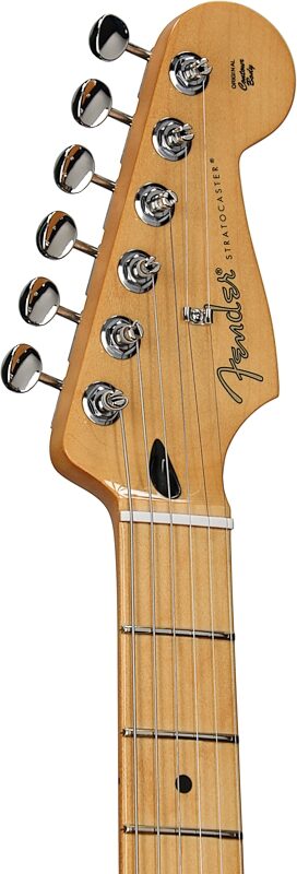 Fender Player II Stratocaster HSS Electric Guitar, with Maple Fingerboard, Aquatone Blue, Headstock Left Front