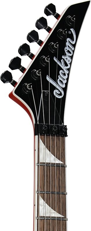 Jackson X Series Soloist SL3X DX Crackle Electric Guitar, Lambo Orange, Headstock Left Front