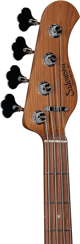 Sadowsky MetroExpress 21-Fret Vintage J/J Electric Bass, with Morado Fingerboard (with Gig Bag), Black, Headstock Left Front