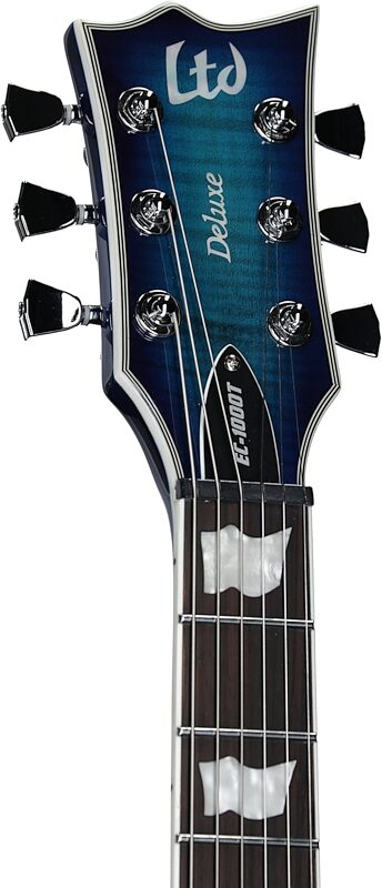 ESP LTD EC1000T CTM Electric Guitar, Violet Shadow, Headstock Left Front