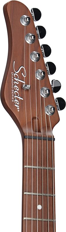 Schecter PT Van Nuys Electric Guitar, Left-Handed, Gloss Natural Ash, Headstock Left Front