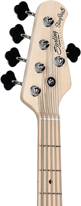 Sterling by Music Man Ray5HH Electric Bass, 5-String, Cobra Blue, Blemished, Headstock Left Front
