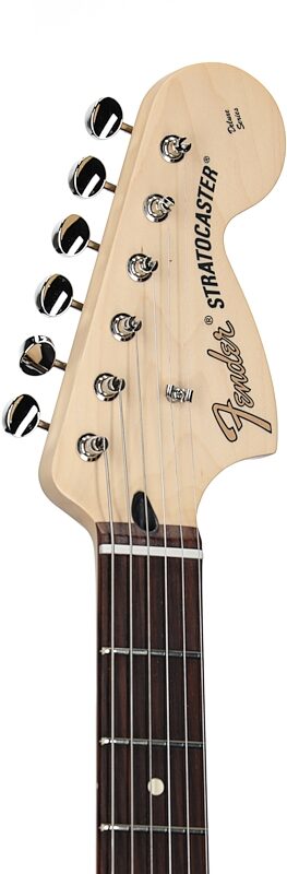Fender Limited Edition Tom DeLonge Stratocaster (with Gig Bag), Black, Headstock Left Front