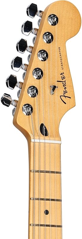 Fender Player Plus Stratocaster Electric Guitar, Maple Fingerboard (with Gig Bag), 3-Color Sunburst, Headstock Left Front