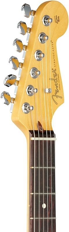 Fender American Professional II Stratocaster Electric Guitar, Rosewood Fingerboard (with Case), Mystic Surf Green, Headstock Left Front