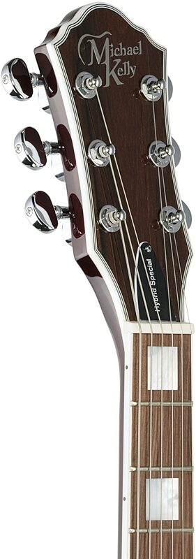Michael Kelly Hybrid Special Electric Guitar, Pau Ferro Fingerboard, Ziricote, Headstock Left Front