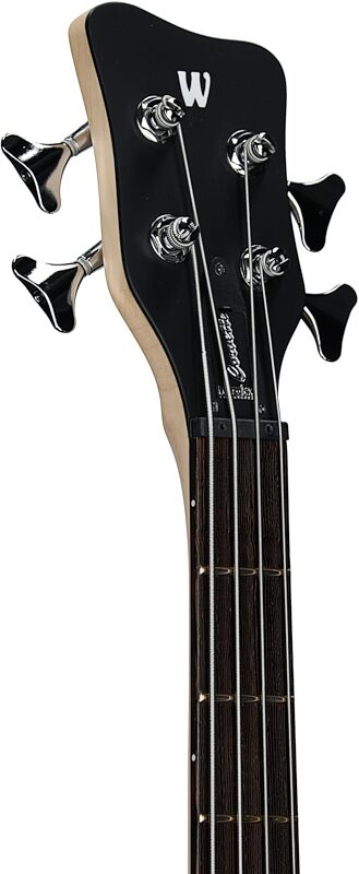 Warwick RockBass Corvette Basic 4 Active Electric Bass, Ocean Blue, Headstock Left Front
