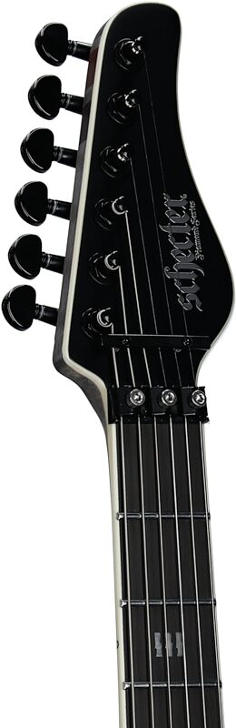 Schecter PT FR-S SLS Elite Evil Twin Electric Guitar, Satin Black, Headstock Left Front