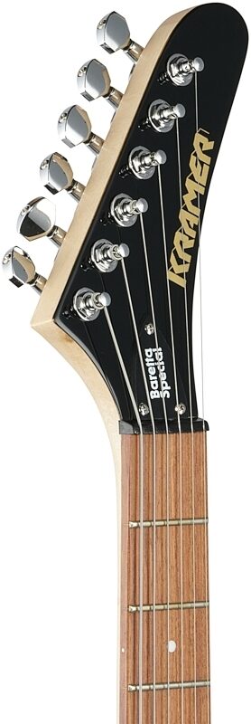 Kramer Baretta Special Electric Guitar, Black Chrome, Headstock Left Front