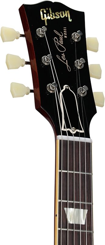 Gibson Custom 1958 Les Paul Standard Reissue Electric Guitar (with Case), Lemon Burst, Headstock Left Front