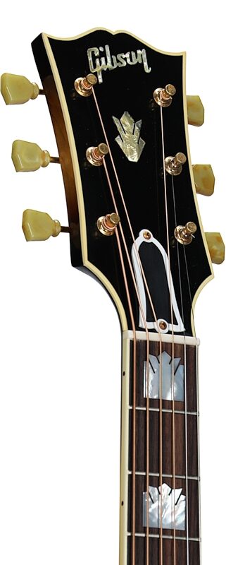 Gibson Custom Shop Murphy Lab 1957 SJ-200 Jumbo Acoustic Flat Top Guitar (with Case), Light Aged Vintage Sunburst, Headstock Left Front