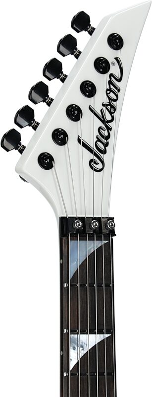 Jackson American Soloist SL2 DX Electric Guitar (with Case), Snow White, Headstock Left Front