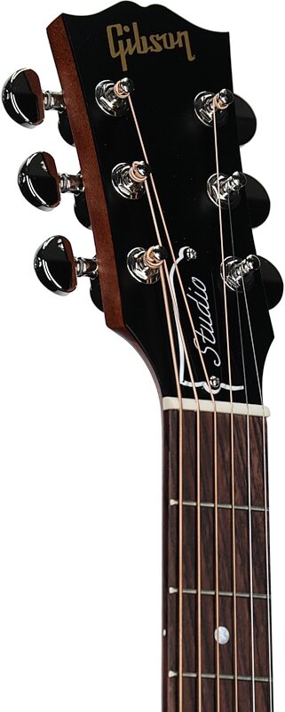 Gibson J-45 Studio Rosewood Acoustic-Electric Guitar (with Case), Satin Natural, Headstock Left Front