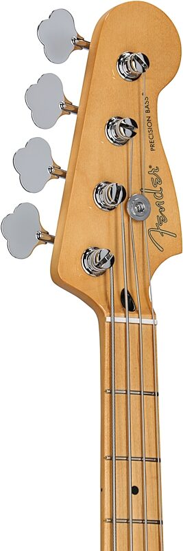 Fender Player II Precision Electric Bass, with Maple Fingerboard, Hialeah Yellow, Open Box (Very Good), Headstock Left Front